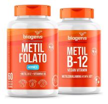Kit Com Metil Folato 400Mcg + Metilcobalamina B12, 60 Caps,
