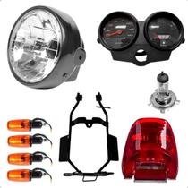 Kit com Painel, Farol, Lanterna e Pisca Cg 125 Titan 2000 Até 2004 Kit com Painel, Farol, Lanterna e Pisca Cg 125 Titan 2000 Até 2004