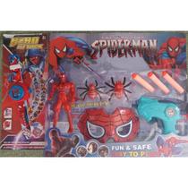 Kit com personagem Homem Aranha + Relogio+ Acessórios