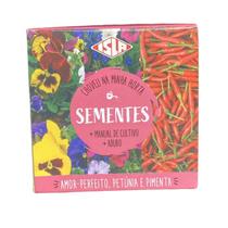 Kit com Petúnia, Pimenta, Amor-perfeito e Adubo - Isla