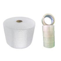 Kit com Plástico Bolha 40x100m Fita 45mm x 100m Embale com Segurança