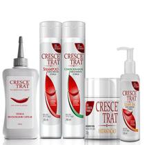 Kit Com Shampoo Anti Queda De Cabelo Crescetrat