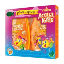 Kit com Shampoo + Condicionador Acqua Kids Cabelos Cacheados 250ml - Nazca