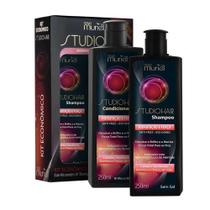 Kit com Shampoo + Condicionador Muriel Hidratação e Força 250ml