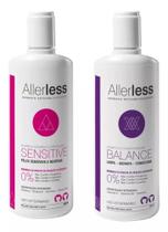 Kit com Shampoo Sensitive 240ml e Shampoo E Condic Balance 240ml - Allerless