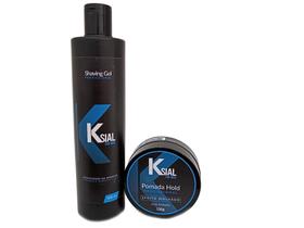Kit com Shaving (500ml) + Pomada Hold Ksial