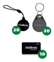 Kit Com Tags Chaveiros E Etiquetas De Liberação Intelbras