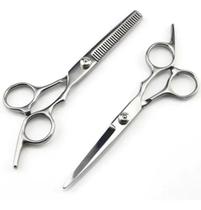 Kit Com Tesouras Cabeleireiro 6.5 Fio Navalha E Desfiadeira