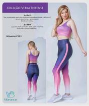 Kit com top e leg estampada