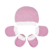 Kit Com Touca Luva Sapatinho Gramado Bebê Meninas e Meninos Kit Com Touca Luva Sapatinho Gramado Bebê Meninas e Meninos
