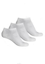 Kit Com Três Pares De Meias Cano Curto Unissex Kit Com Três Pares De Meias Cano Curto Unissex