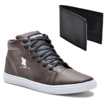 Kit Com Um Tênis Casual Costura Reforçada Polo Plus E Uma Carteira Simples Kit Com Um Tênis Casual Costura Reforçada Polo Plus E Uma Carteira Simples