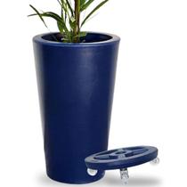 Kit com Vaso de Planta e Suporte com Roda Para Decoração