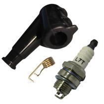 Kit Com Vela e Terminal Mola para Motosserras e Roçadeiras Multimarcas Kit Com Vela e Terminal Mola para Motosserras e Roçadeiras Multimarcas