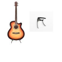 Kit Com Violão Land Aço Sunburst Lw-A-40E Sb Capotraste