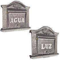 Kit Com Visor Moldura Para leitura do Consumo de Luz e Agua