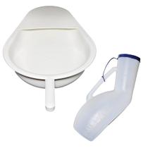 KIT COMADRE 2L + PAPAGAIO 1L COLETOR DE URINA - CELLPUS Tamanho:Único