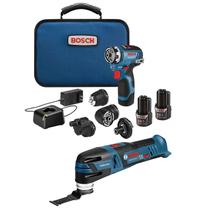 Kit combinado Bosch GXL12V-270B22 12V Max com furadeira/furadeira camaleão