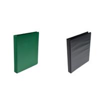 Kit combinado de anel redondo Binder Casafoyer de 1 polegada verde e preto