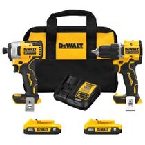 Kit combinado DEWALT Atomic 20V Max Brushless Drill/Driver + Impact Kit combinado DEWALT Atomic 20V Max Brushless Drill/Driver + Impact