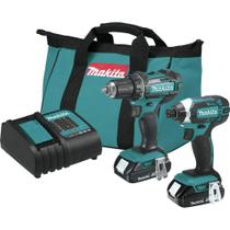 Kit combinado Makita CT225SYX 18V LXT compacto de íon de lítio de 1,5 Ah