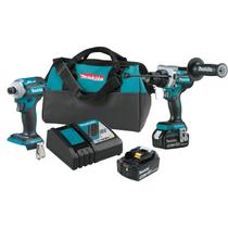 Kit combinado Makita XT288T 18V LXT de íon de lítio sem escova 5,0 Ah