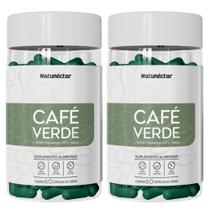 Kit Combo 02 UND Café Verde 500mg 120 cápsulas Suplemento Alimentar Natunéctar