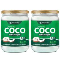 Kit Combo 02 UND Óleo de Coco Extra Virgem 200ml Natunéctar