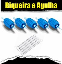 Kit Combo 08 Bico Biqueira Biqueiras Tatuagem Tattoo Com Agulha Electric Ink RL03