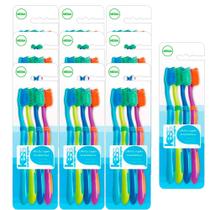Kit Combo 10 Escova Dental Kess Supra Com 4 Unidades