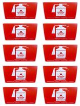 KIT COMBO 10 Placa de Sinalização EXTINTOR AGUA 20X20 CM KIT COMBO 10 Placa de Sinalização EXTINTOR AGUA 20X20 CM