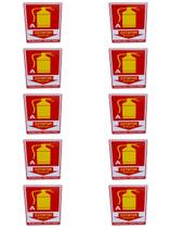 KIT COMBO 10 Placa de Sinalização extintor agua A 15x30 CM KIT COMBO 10 Placa de Sinalização extintor agua A 15x30 CM