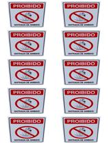 KIT COMBO 10 Placa Sinalização PROIBIDO ENTRADA DE ANIMAIS KIT COMBO 10 Placa Sinalização PROIBIDO ENTRADA DE ANIMAIS