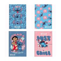 Kit Combo 2 Cadernos Brochura Stitch Disney 1 Matéria 80