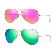 Kit Combo 2 Óculos Aviador Cavalgada Rodeio Moda Masculino E Feminino UV400