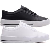 Kit Combo 2 Pares Tenis Feminino Casual One Star Sapatênis