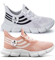 Kit Combo 2 Ténis Feminino Academia Caminhada Corrida Leve Kit Combo 2 Ténis Feminino Academia Caminhada Corrida Leve