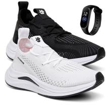 Kit Combo 2 Tenis Feminino Esportivo Xtreme Running + Relogio Digital Leve Macio Confortavel Kit Combo 2 Tenis Feminino Esportivo Xtreme Running + Relogio Digital Leve Macio Confortavel