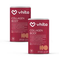 Kit / Combo 2x Collagen Body Vhita Proteína Isolada Hidrolisada sem lactose Colágeno BodyBalance para os músculos 495g - 60 doses