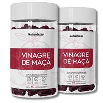 Kit Combo 2X Vinagre de Maçã 120 Cápsulas Natunéctar