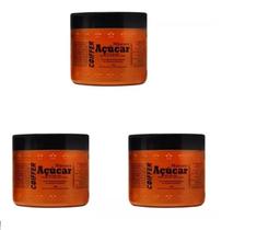 kit combo 3 unidades mascara de acucar coiffer 350g