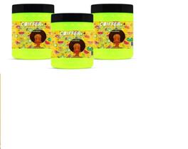 kit combo 3 unidades mascara nutrindo meus caracois coiffer 500g