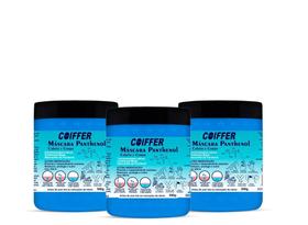 kit combo 3 unidades mascara panthenol coiffer 500g
