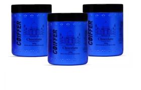 kit combo 3 unidades mousse de chocolate coiffer 500g