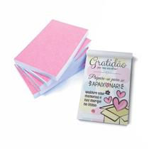 Kit Combo 5 Blocos c/ 100 Folhas cada para Agradecimento / Gratidão pela Compra