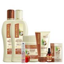 Kit Combo 6 Produtos Bio Extratus Linha Umectante Coco + Presente Lourre 15ml Kit Combo 6 Produtos Bio Extratus Linha Umectante Coco + Presente Lourre 15ml