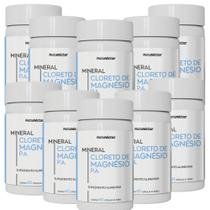 Kit Combo Atacado 10 UND Cloreto de Magnésio P.A. 600 Cápsulas Natunéctar