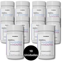 Kit Combo Atacado 10X Magnésio Quelato com Inositol 600 Cápsulas Suplemento PremiumNatunéctar