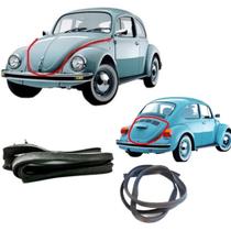 Kit Combo Borracha Capô E Tampa Motor Fusca Original Jahu Kit Combo Borracha Capô E Tampa Motor Fusca Original Jahu