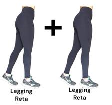 Kit combo calça legging+legging